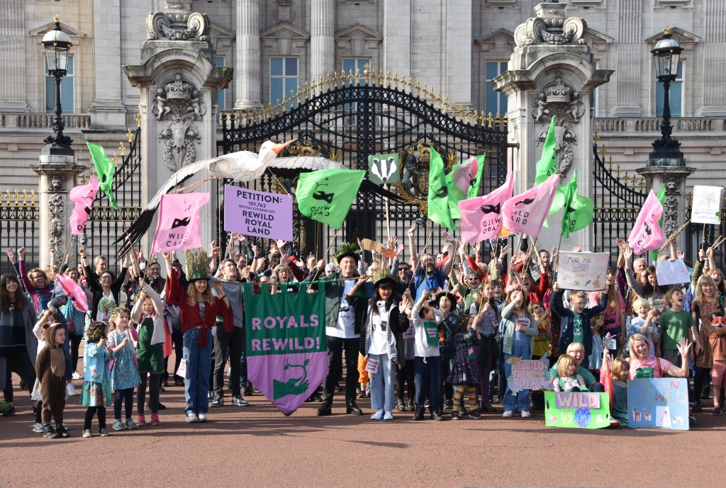 School strikers title on the Royals to rewild their land